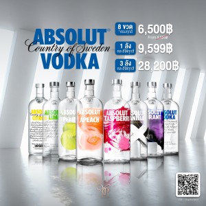 ABSOLUT VODKA SWEDISH VODKA