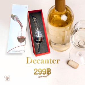 Wine Decanter ดีแคนเตอร์ เครื่องช่วยไวน์หายใจ ราคาถูกที่สุด!