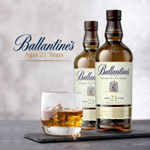 BALLANTINE'S 21 YEARS OLD